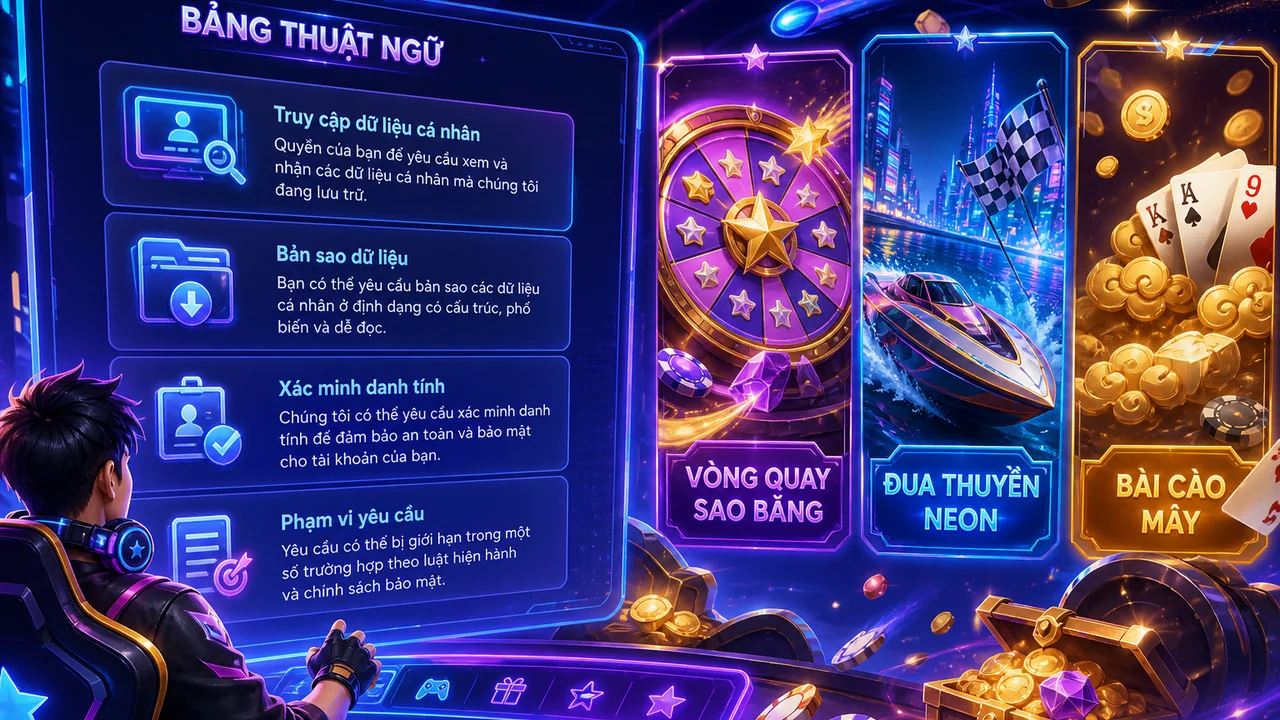Muốn xem dữ liệu tài khoản và chọn game hot? 13win giải thích yêu cầu truy cập dữ liệu cá nhân